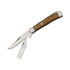 Chuckwagon Pocket Knife with Zebra Wood Handles
